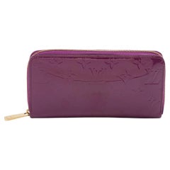 Louis Vuitton Violette Monogram Vernis Zippy Wallet