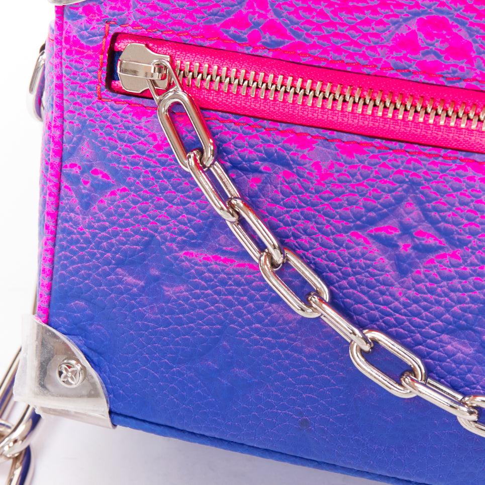 Louis Vuitton Virgil 2022 Taurillon Illusion Soft Trunk Monogram shoulder bag en vente 5