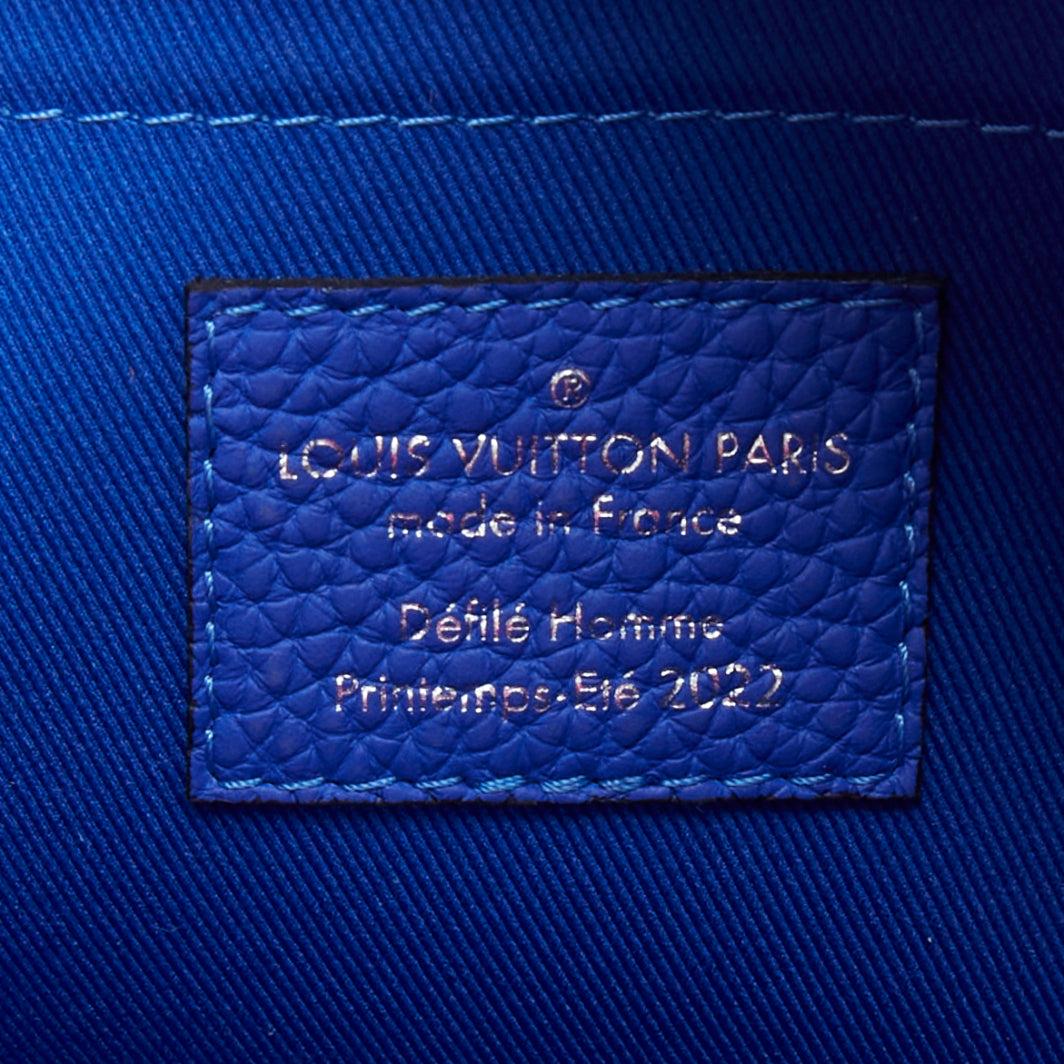 Louis Vuitton Virgil 2022 Taurillon Illusion Soft Trunk Monogram shoulder bag en vente 7