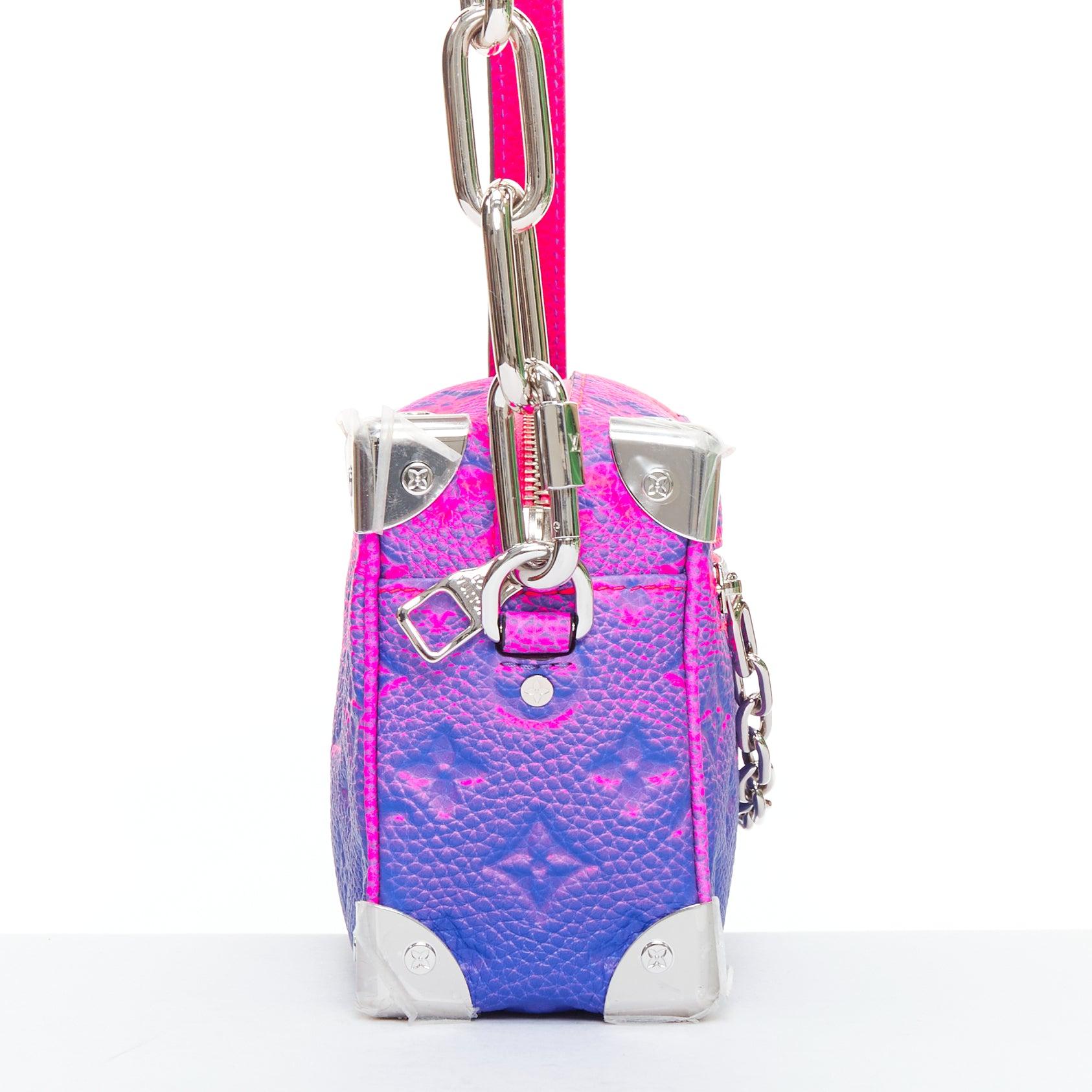 Louis Vuitton Virgil 2022 Taurillon Illusion Soft Trunk Monogram shoulder bag en vente 1