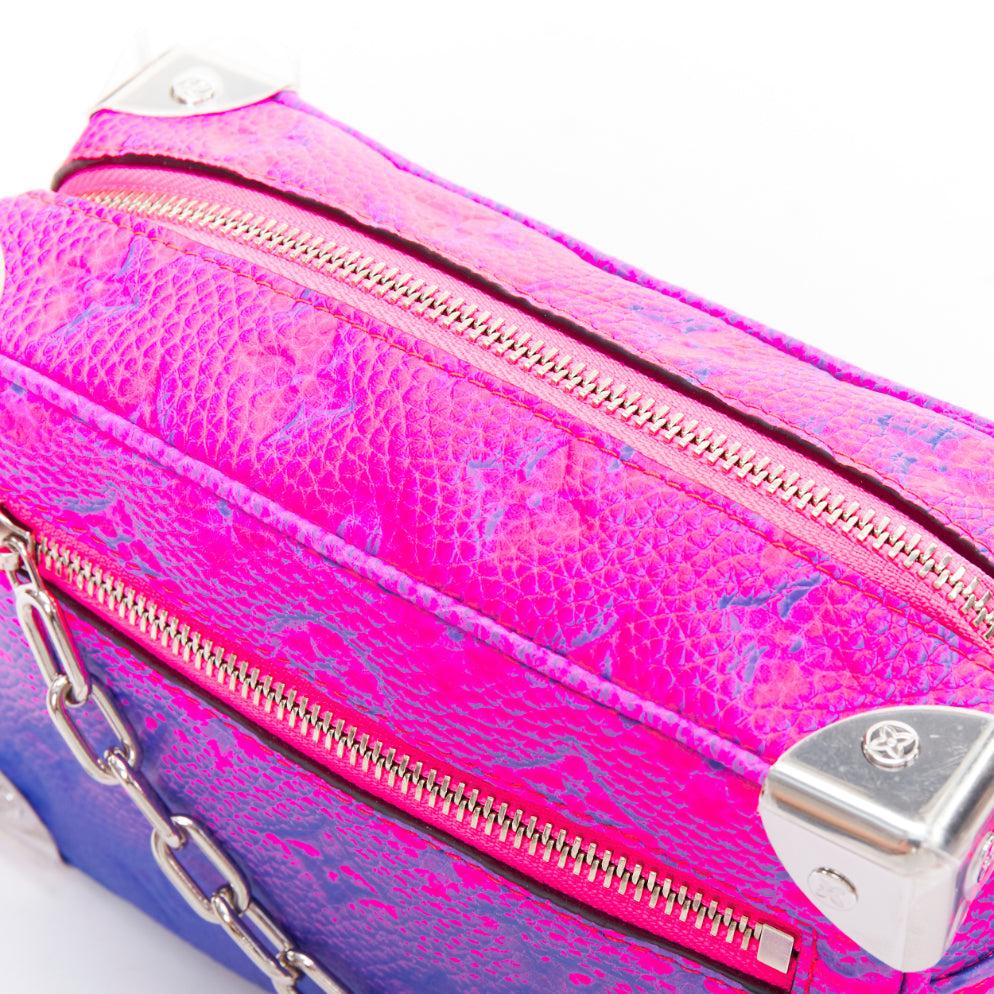 Louis Vuitton Virgil 2022 Taurillon Illusion Soft Trunk Monogram shoulder bag en vente 4