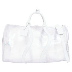 LOUIS VUITTON Virgil Abloh 2019 Keepall Bandouliere 50 epi trim Reisetasche