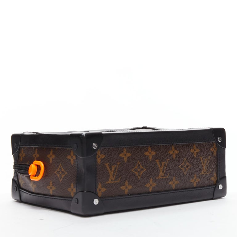 2019 Louis Vuitton Brown Monogram Canvas and Leather Soft Trunk