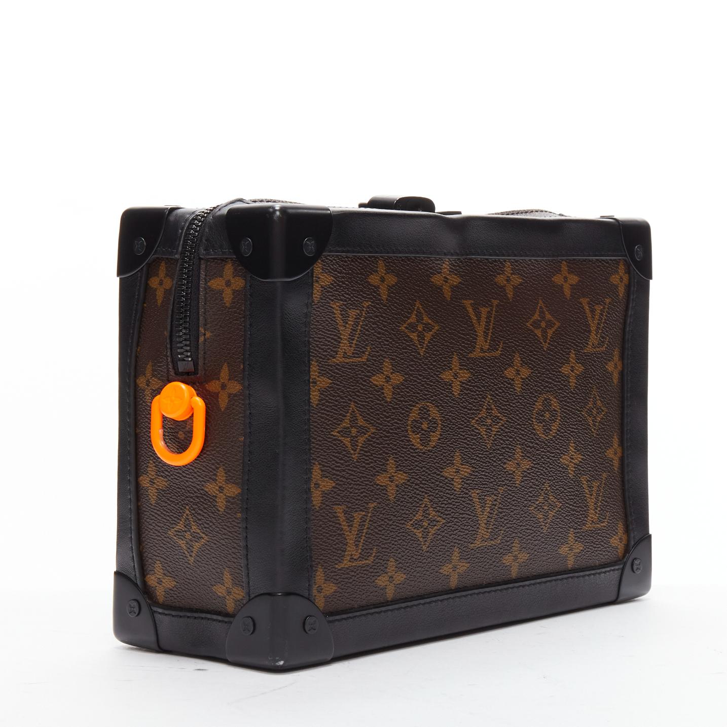 Black LOUIS VUITTON Virgil Abloh 2019 Solar Ray Soft Trunk monogram crossbody bag For Sale