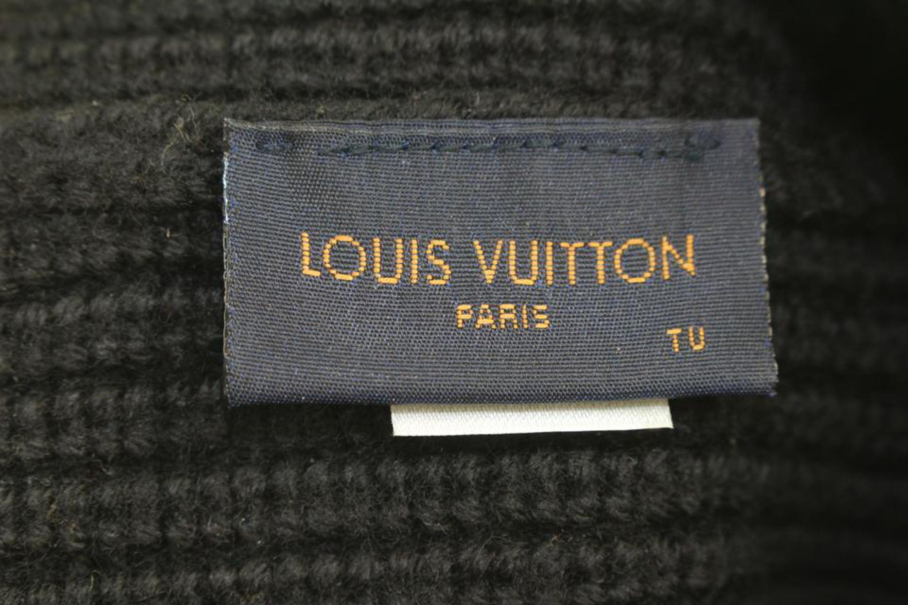 black lv beanie