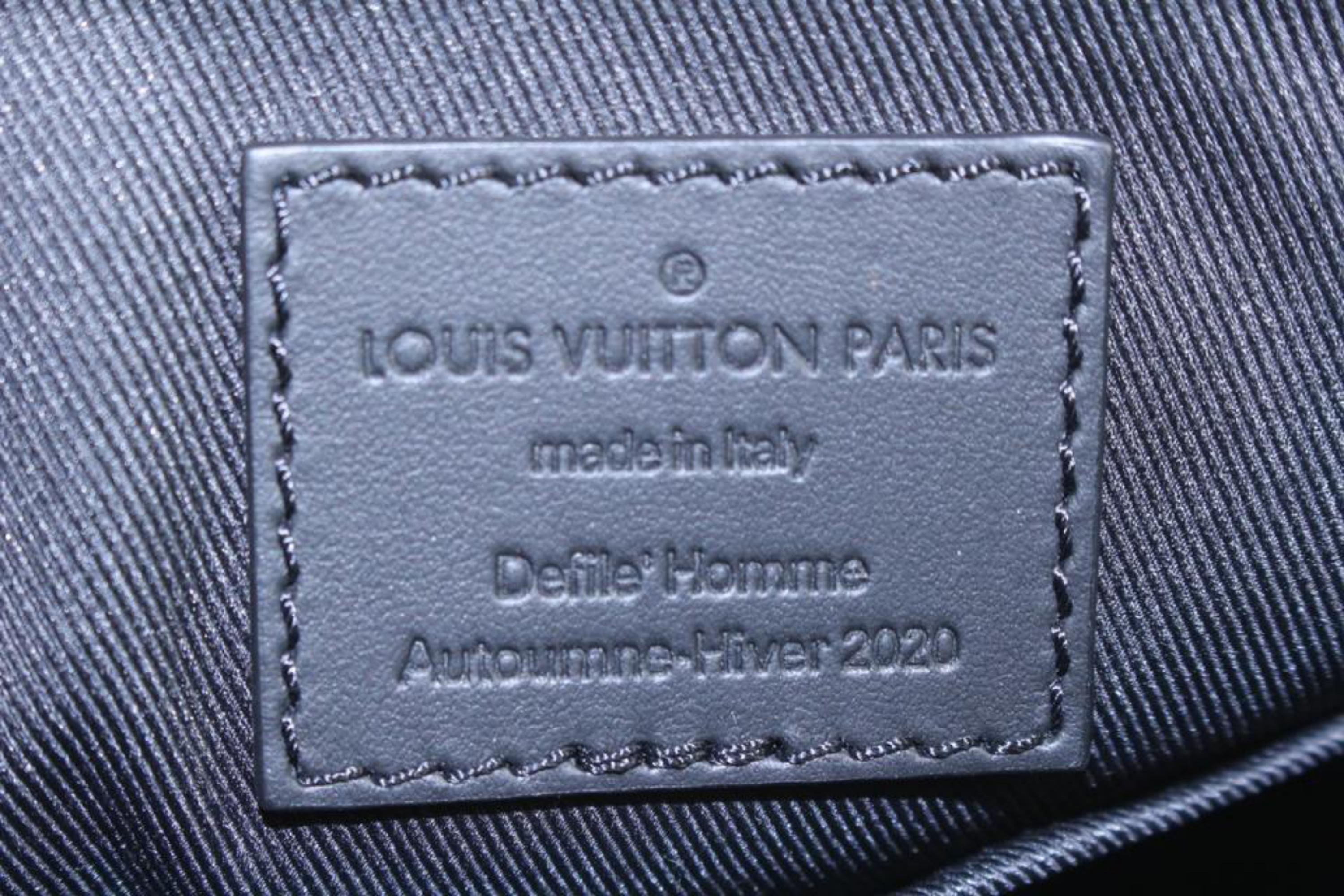 Louis Vuitton Virgil Abloh 21FW Black Monogram Tuffetage Speedy 1231lv18 For Sale 4