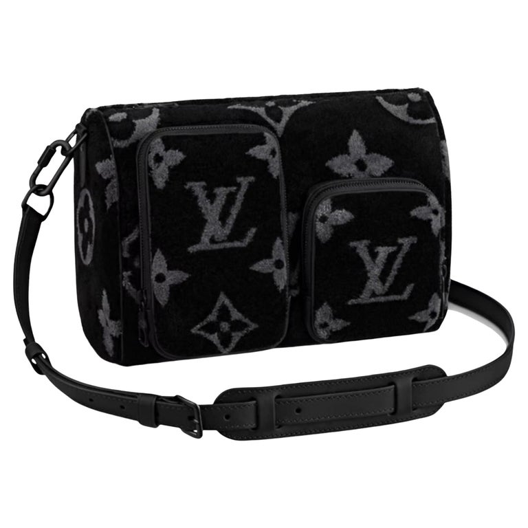Louis Vuitton Virgil Abloh Black & White Monogram 3D Nylon 2054 Messenger, 2020 (Like New), Handbag