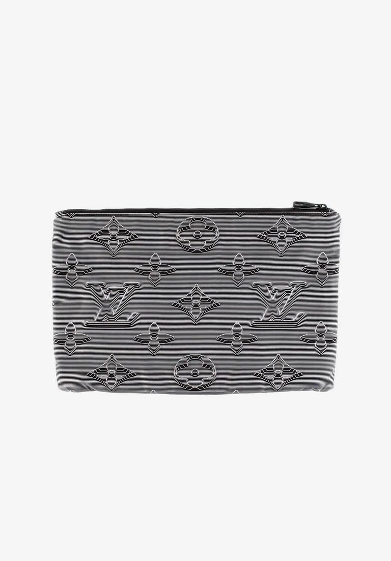 Louis Vuitton Virgil Abloh 3D Reversible 2054 Nylon Pouch Monogram Men Bag  S038 For Sale at 1stDibs