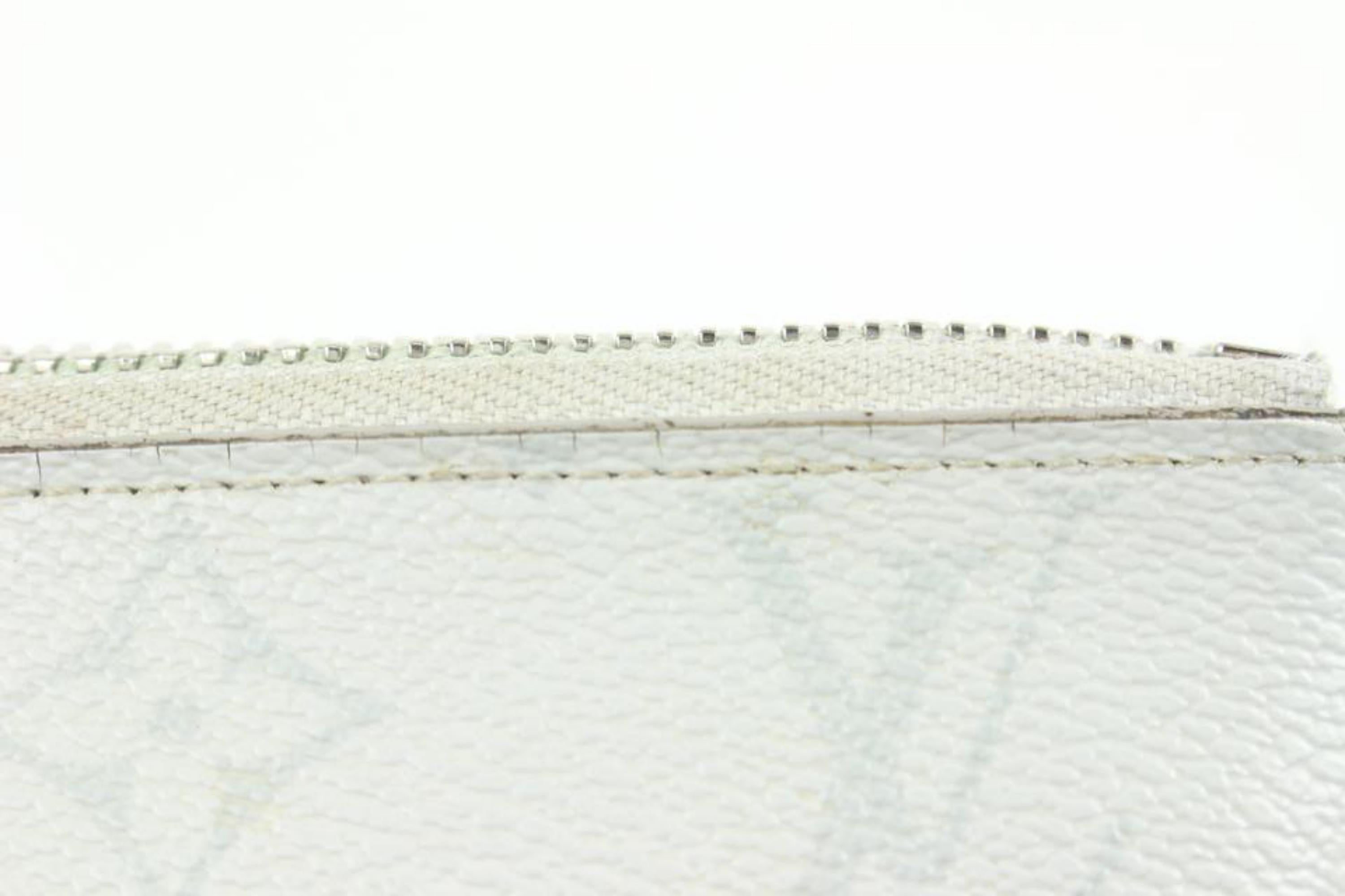 Louis Vuitton Virgil Abloh Arctic Monogram Zipped Pouch  GM Story 53lz414s 6