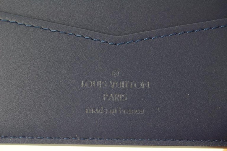 Louis Vuitton Slender Wallet Bandana (8 Card Slot) Monogram Bleached Blue  in Cowhide Leather - US