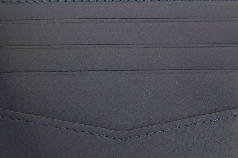 Louis Vuitton Virgil Abloh Blue Monogram Bandana Slender Wallet 76lk67s For  Sale at 1stDibs
