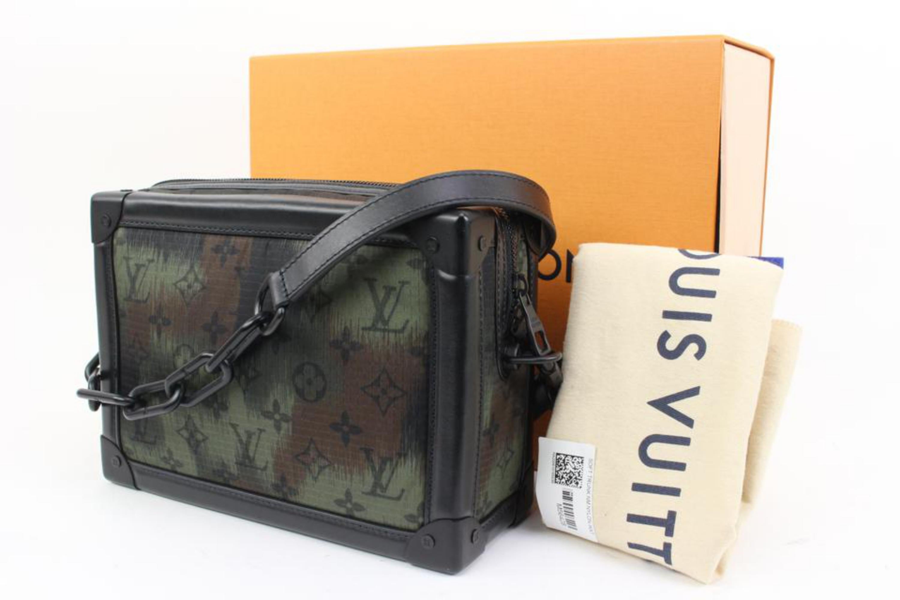 Louis Vuitton Virgil Abloh Camouflage Soft Trunk Crossbody Camo Bag 97lv38