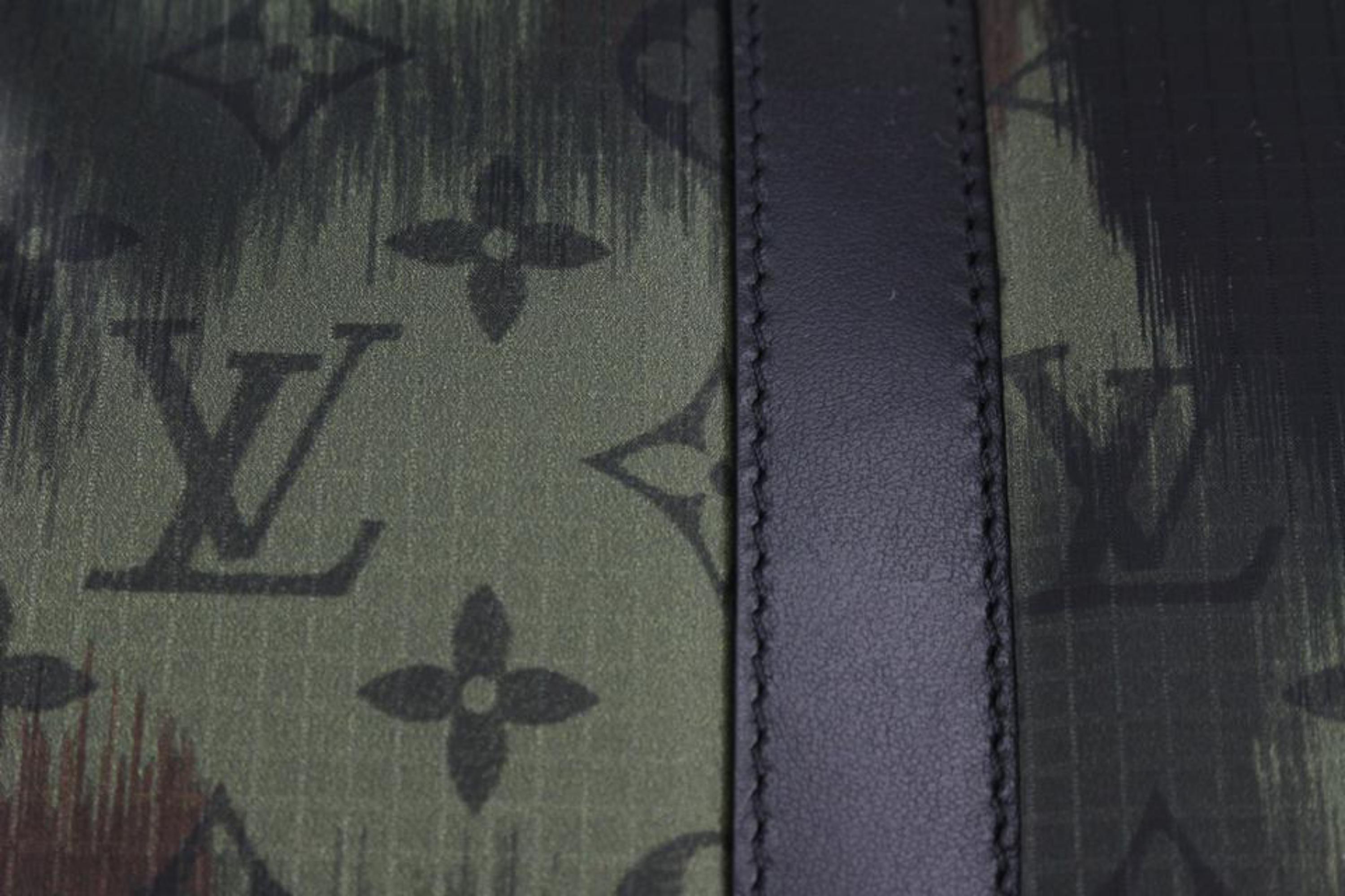 Louis Vuitton x Supreme Monogram Camouflage Keepall Bandouliere 45