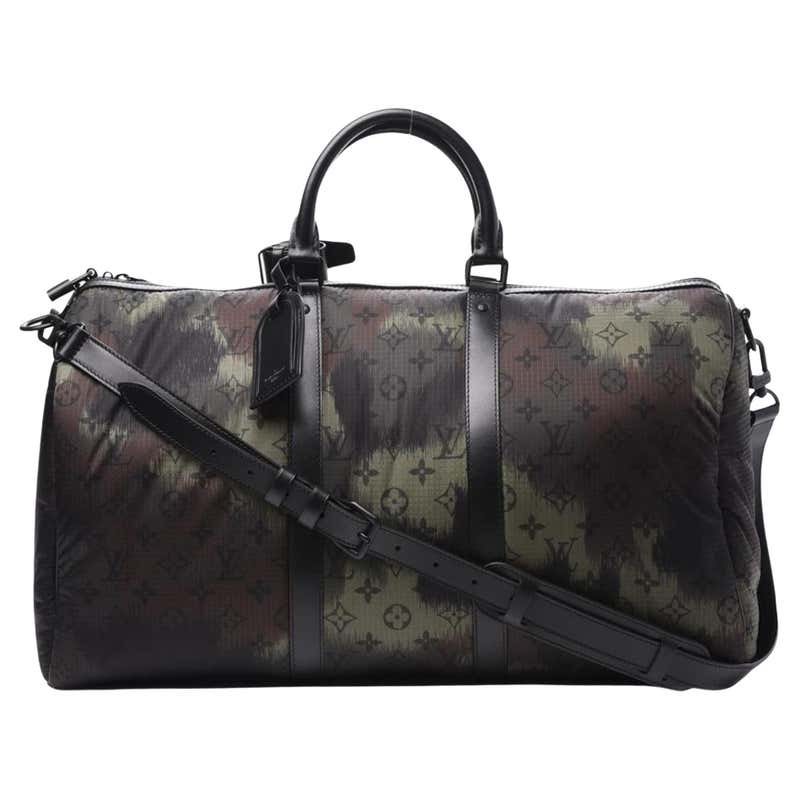 Louis Vuitton Black Epi Leather Noir Keepall 45 Boston Duffle Bag ...