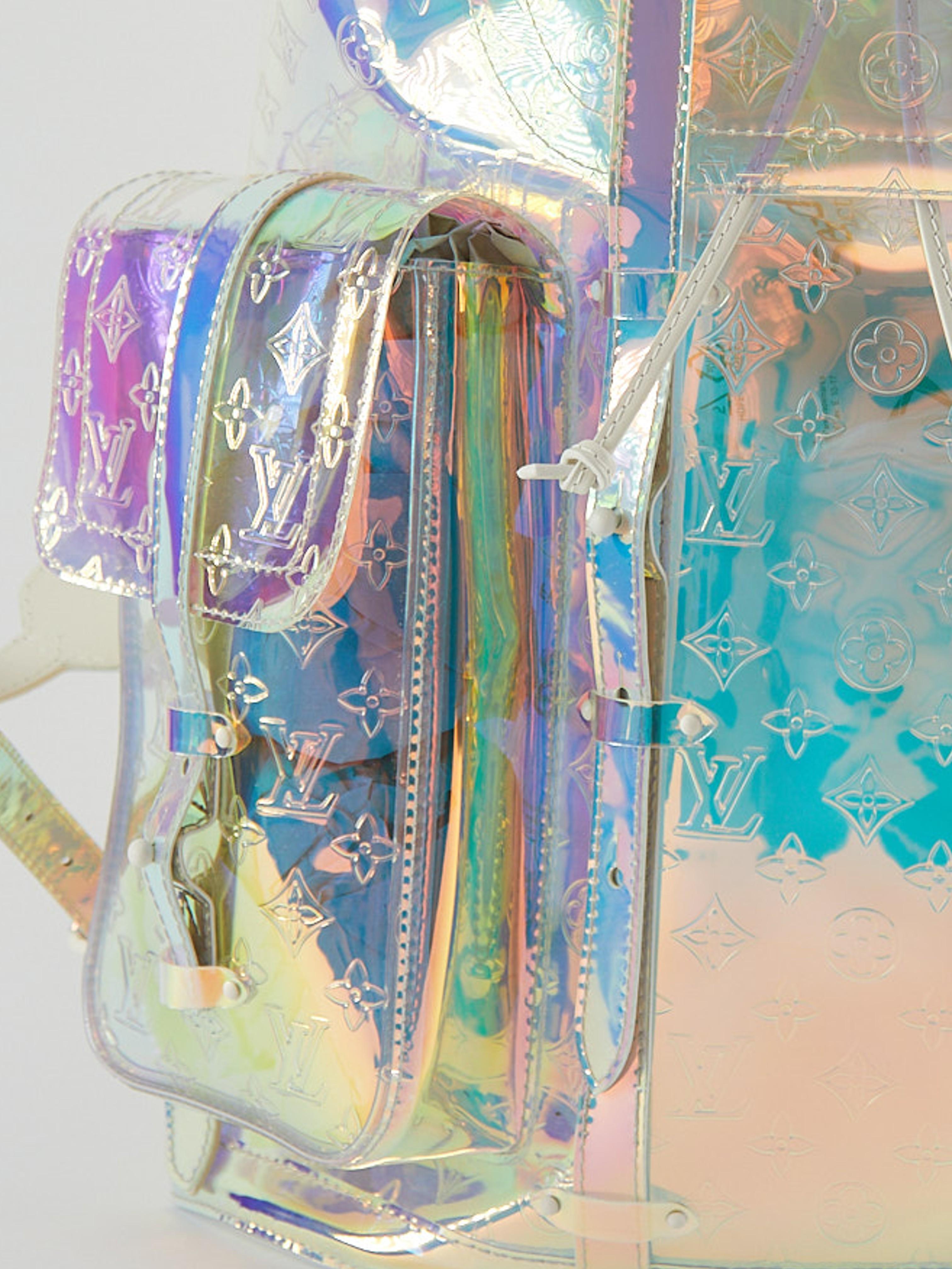 LOUIS VUITTON Virgil Abloh Christopher Rucksack mit Monogramm GM Prisma im Angebot bei 1stDibs teuerster rucksack der welt christopher virgil