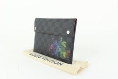 Louis Vuitton Virgil Abloh Damier Graphite Alpha Pochette MM Toiletry Pouch 99LV