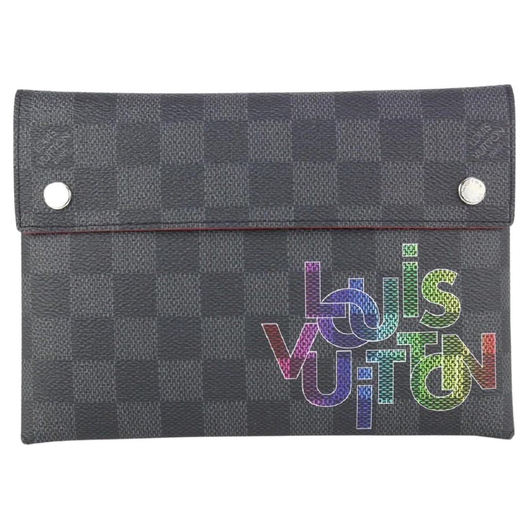 Louis Vuitton Virgil Abloh Yellow Matte Alligator Pochette Volga Matte White Hardware, 2018 (Like New), Handbag