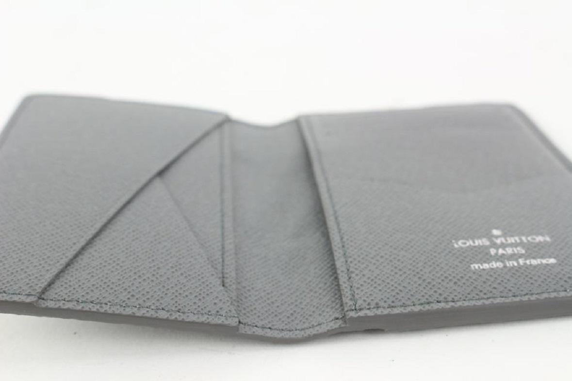 Louis Vuitton  Virgil Abloh Damier Graphite Pocket Organizer Card Holder Case For Sale 4