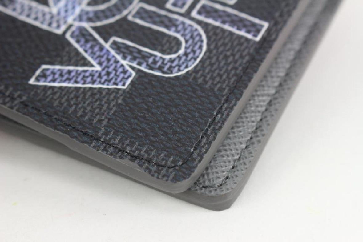 Louis Vuitton  Virgil Abloh Damier Graphite Pocket Organizer Card Holder Case For Sale 1