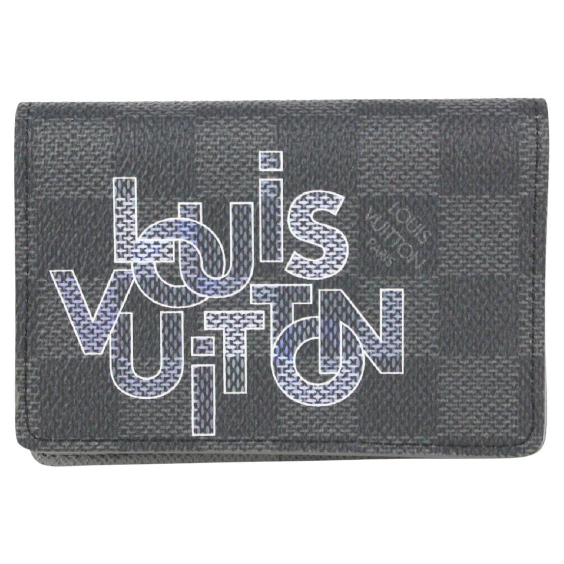 Louis Vuitton Virgil Abloh Damier Pocket Organizer Card Holder Case
