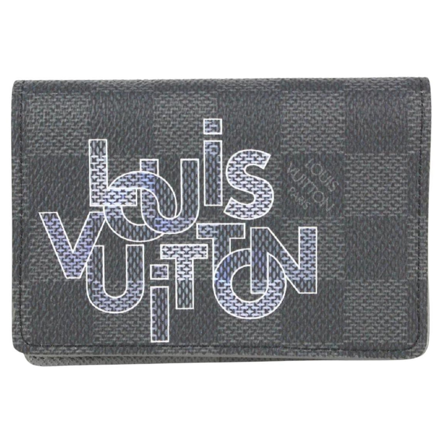 Sold at Auction: A vintage Louis Vuitton coin card holder No.7 Trunk L'oeil  monogram canvas wallet