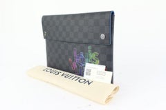 Louis Vuitton Virgil Abloh Damier Graphite Rainbow Pochette Alpha GM Toiletry 97