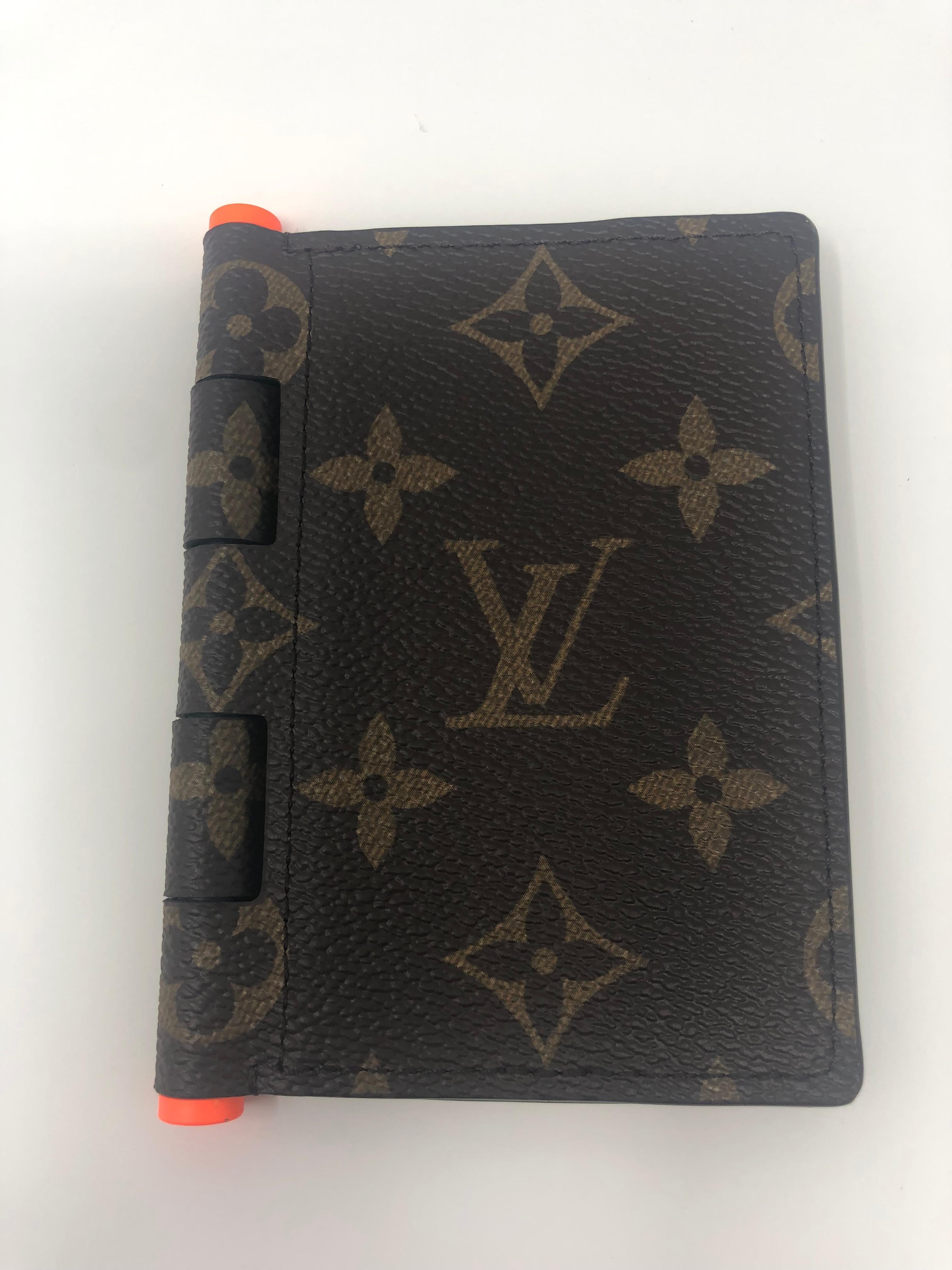 Women's or Men's Louis Vuitton Virgil Abloh Hinge Pocket Organizer