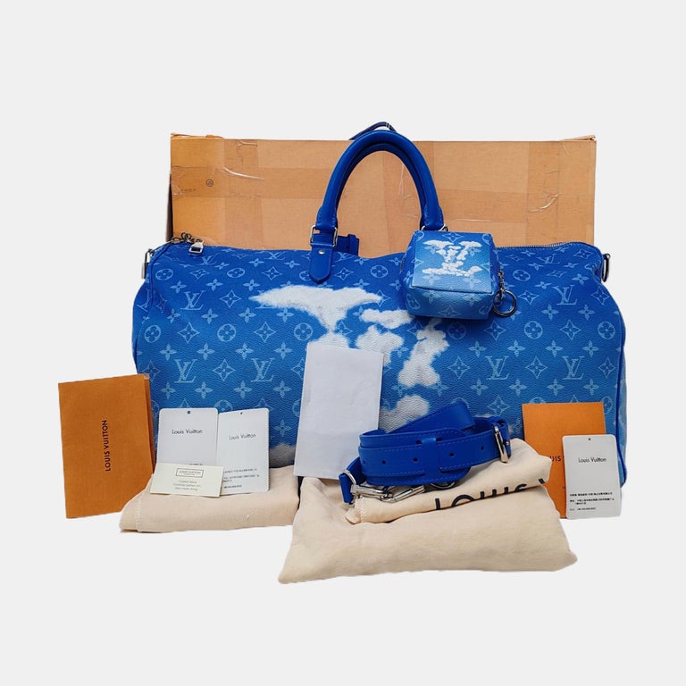 Louis Vuitton Virgil Abloh Keepall Bandouliere 50 Monogrammierte