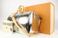 Louis Vuitton Virgil Abloh Miroir Silver Monogram Mirror Keepall Bandouliere