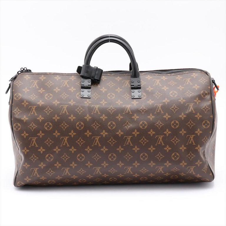 Louis Vuitton Monogram Macassar Keepall 45 Bandouliere Duffle Bag Auction