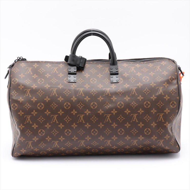 Louis Vuitton Virgil Abloh Monogram Chain Keepall Bandouliere 50 Duffle  2lm32lv at 1stDibs