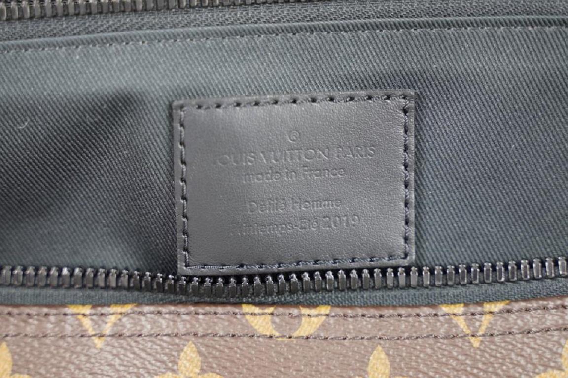 Louis Vuitton Virgil Abloh Monogram Chain Keepall Bandouliere 50 Duffle 2lm32lv In Good Condition In Dix hills, NY