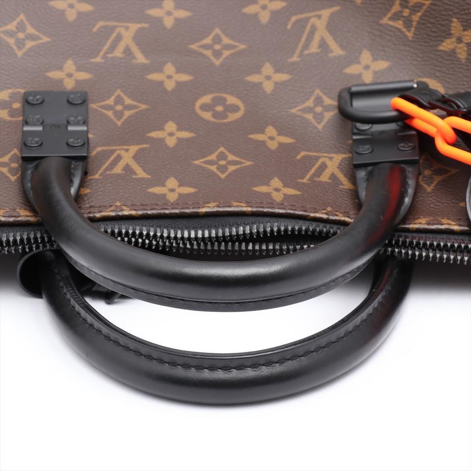 Women's Louis Vuitton Virgil Abloh Monogram Chain Keepall Bandouliere 50 Duffle 2lm32lv