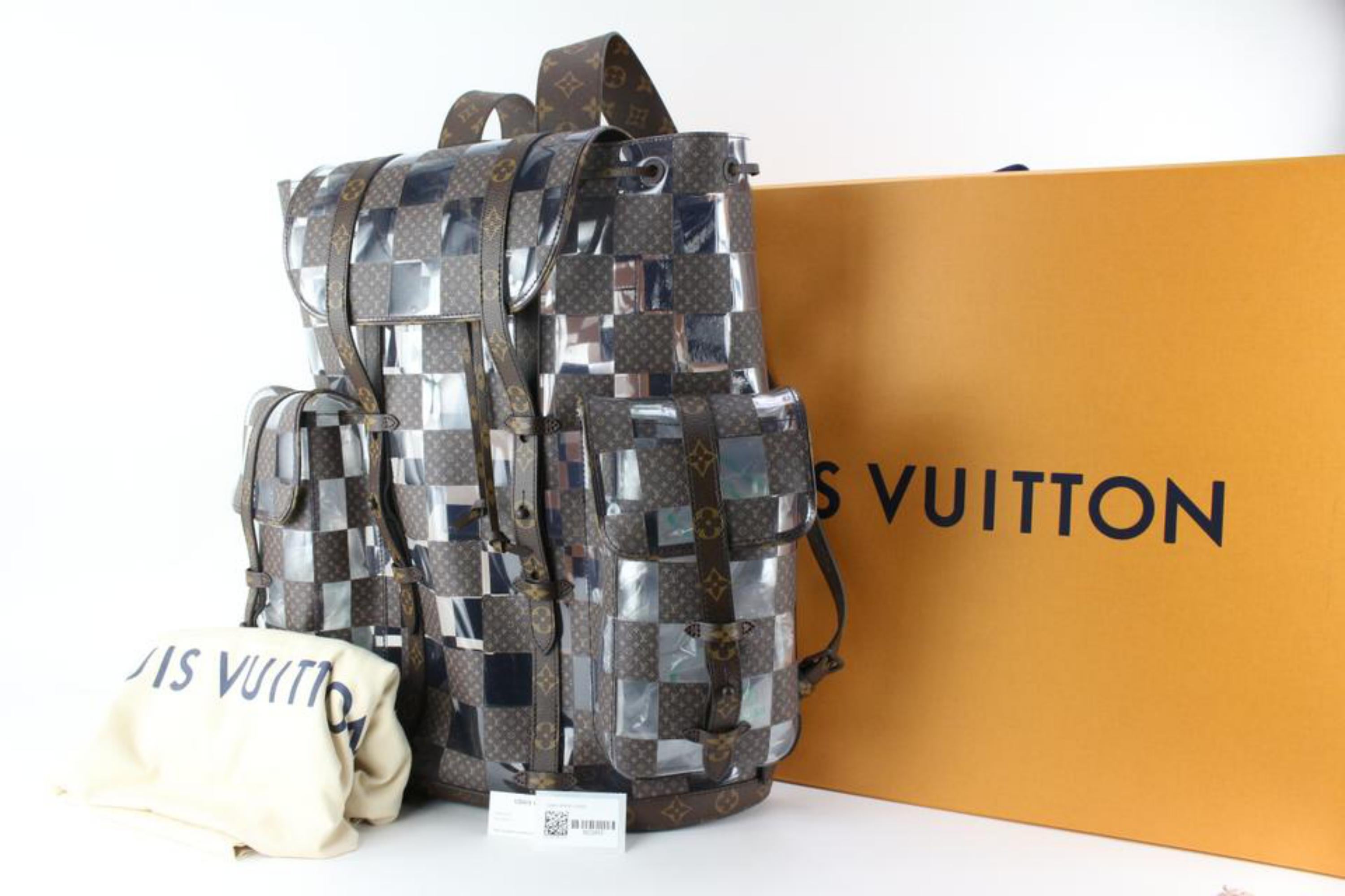 Louis Vuitton Virgil Abloh Monogram Chess Christopher Backpack 21lz720s For Sale 4