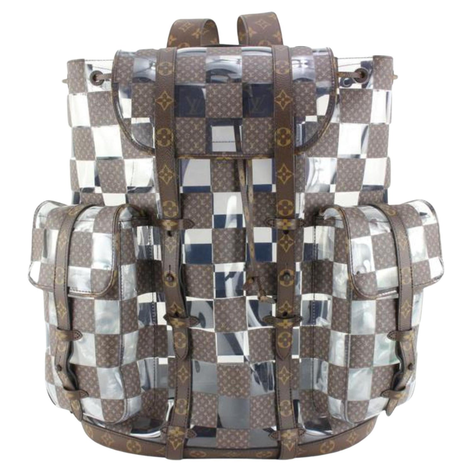 Louis Vuitton Monogram Titanium Backpack GM – Pursekelly – high