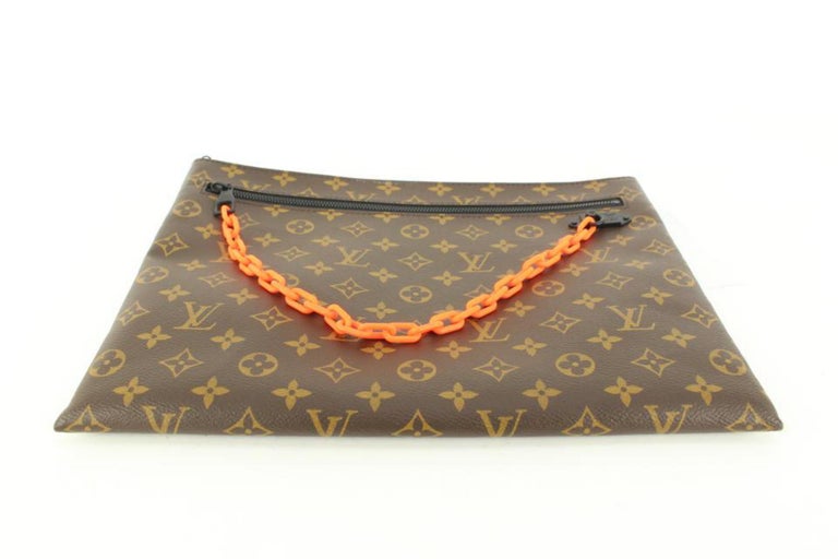 Louis Vuitton A4 Pouch Monogram Taurillon Leather at 1stDibs