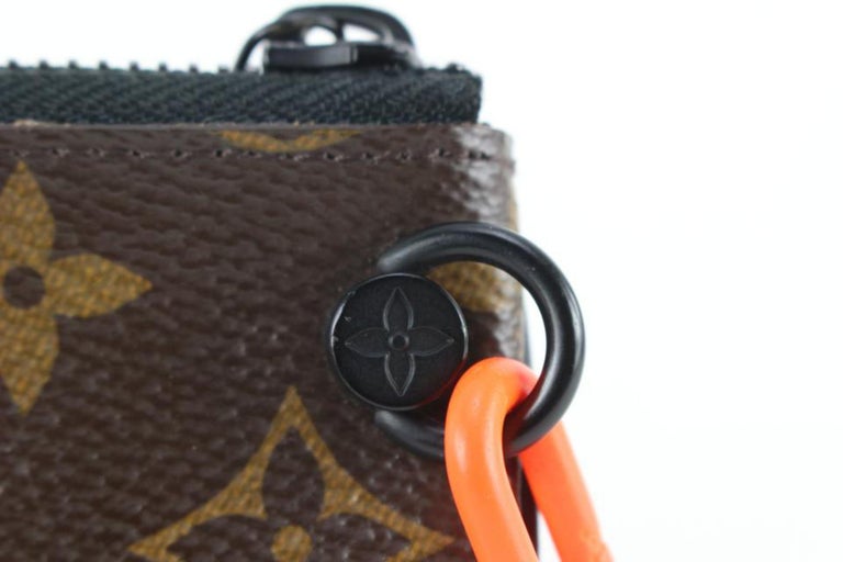 Louis Vuitton Recycled Monogram Key Ring/ Key Fob Brown - $75