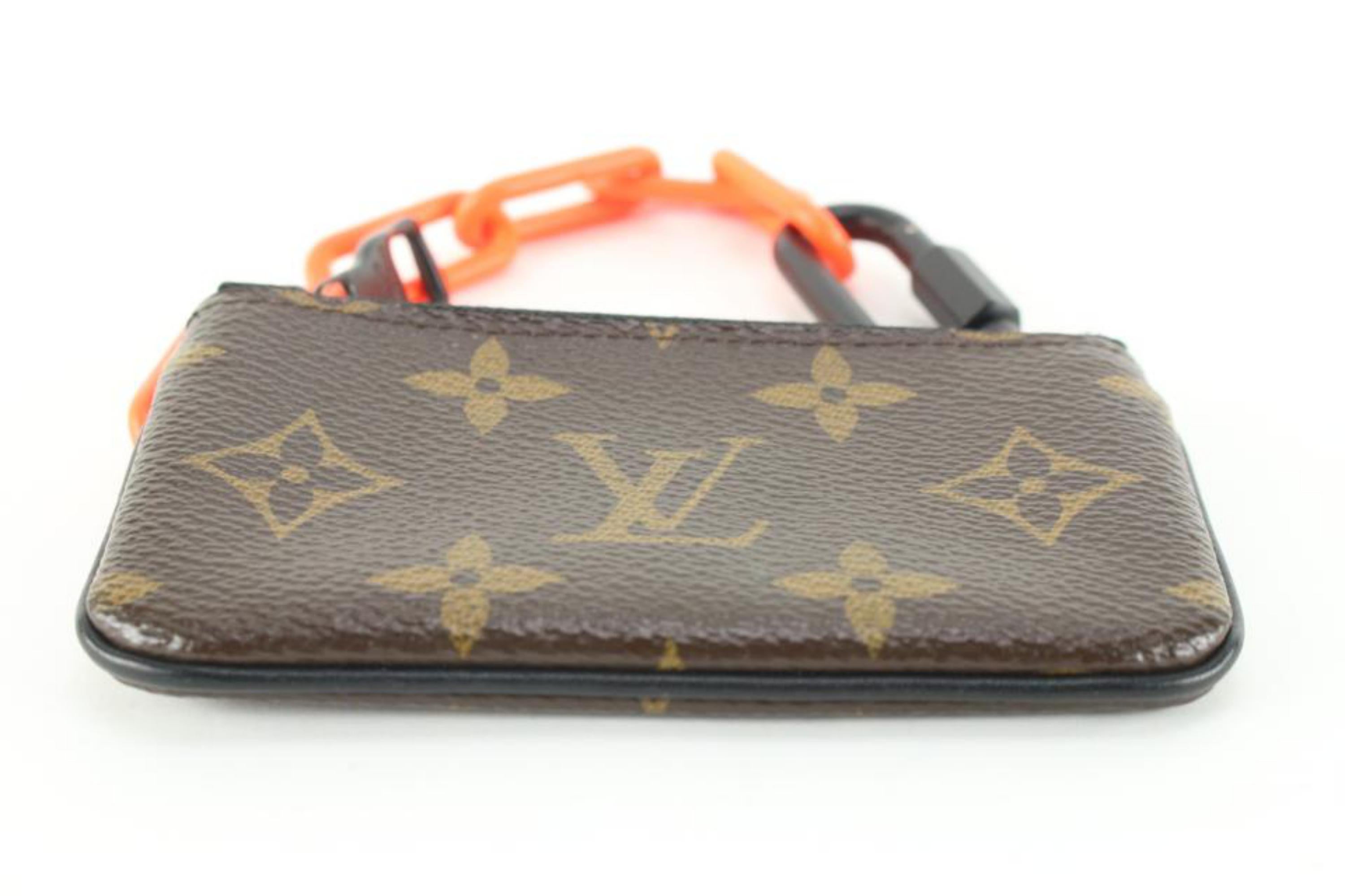 Louis Vuitton Virgil Abloh Monogram Solar Ray Key Pouch 75lk817s In Good Condition In Dix hills, NY