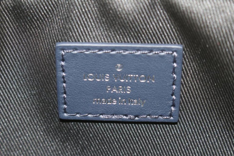 Louis Vuitton Blue Monogram Tapestry Outdoor Bumbag Louis Vuitton