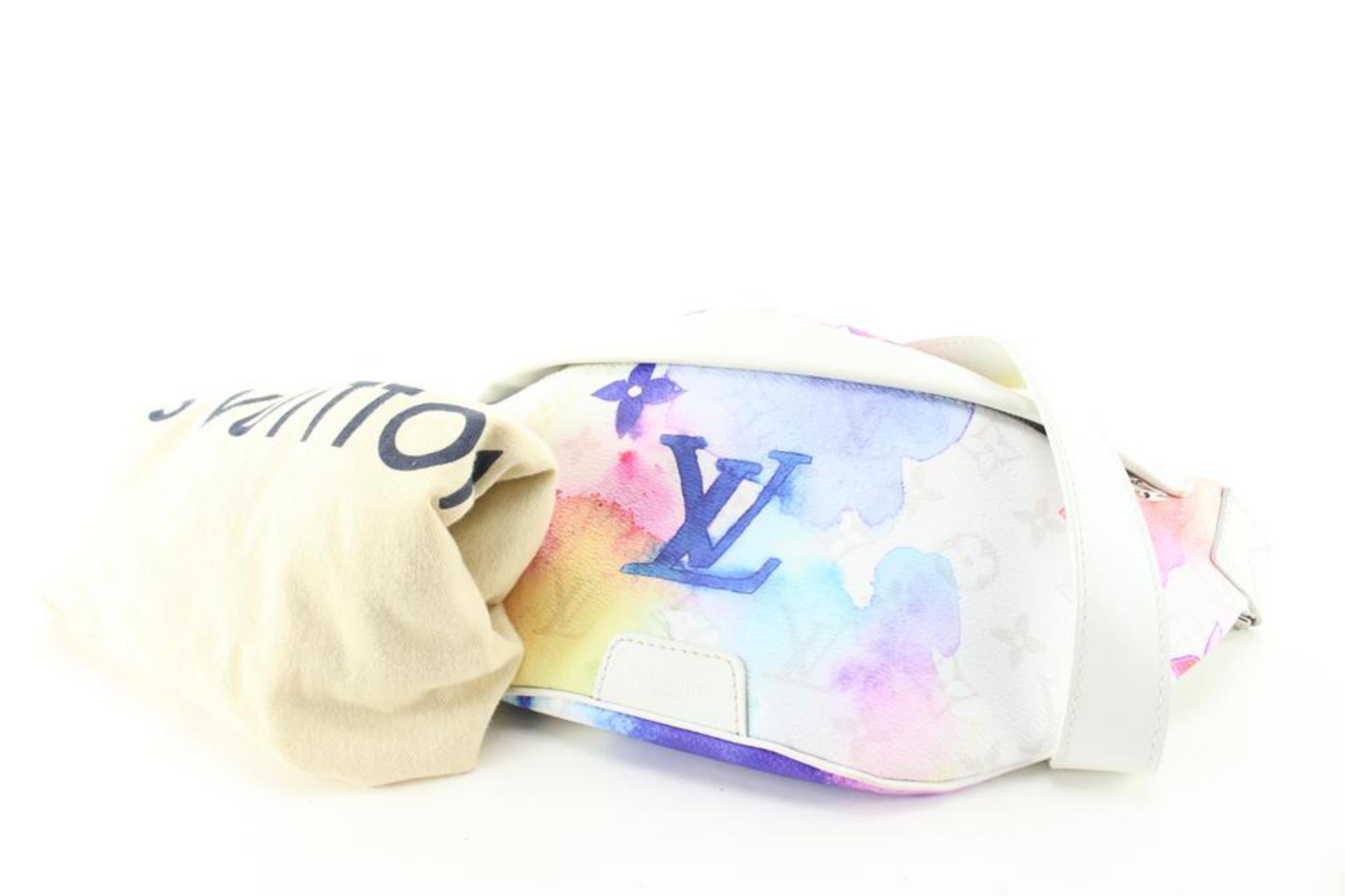Louis Vuitton Virgil Abloh Monogram Watercolor Discovery Bumbag Waist Bag 91lz62 6