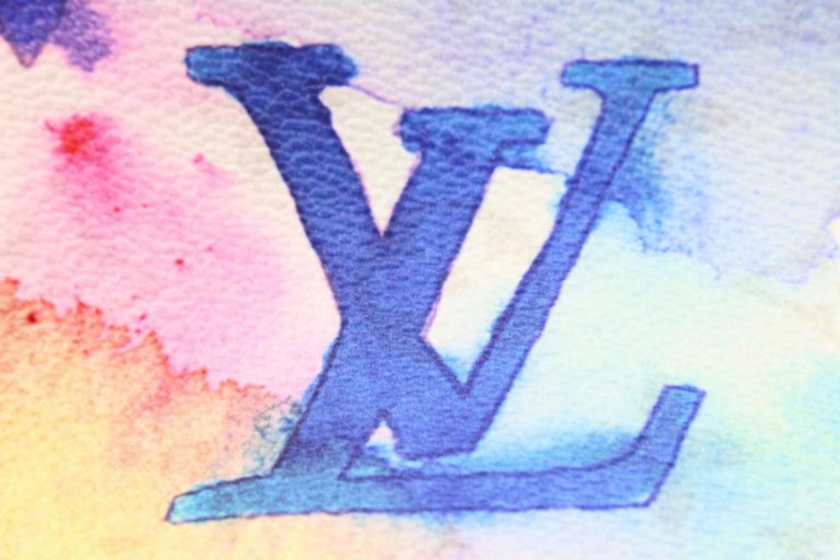 Louis Vuitton Virgil Abloh Monogram Watercolor Discovery Bumbag Waist Bag  91lz62 at 1stDibs