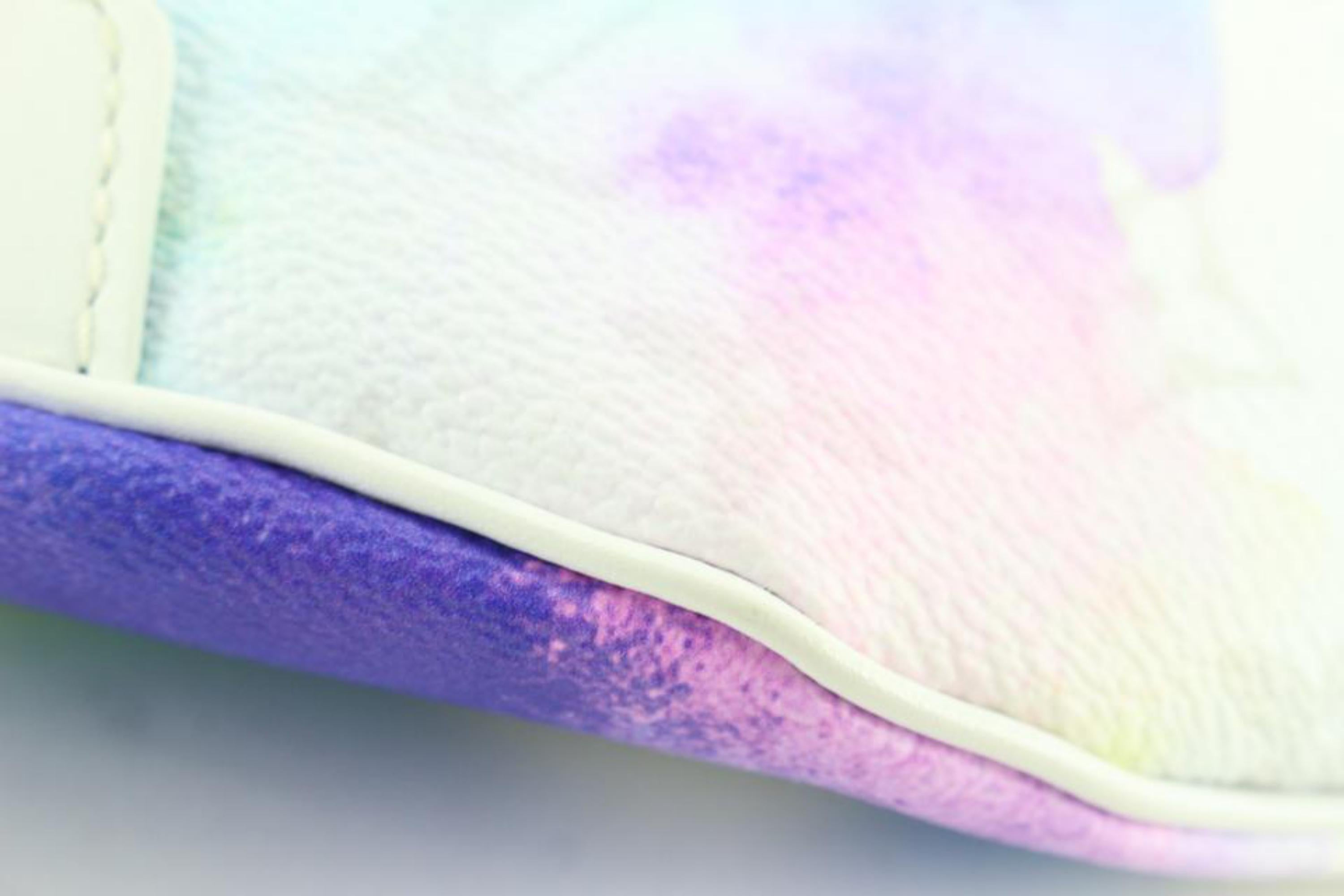 Gray Louis Vuitton Virgil Abloh Monogram Watercolor Discovery Bumbag Waist Bag 91lz62