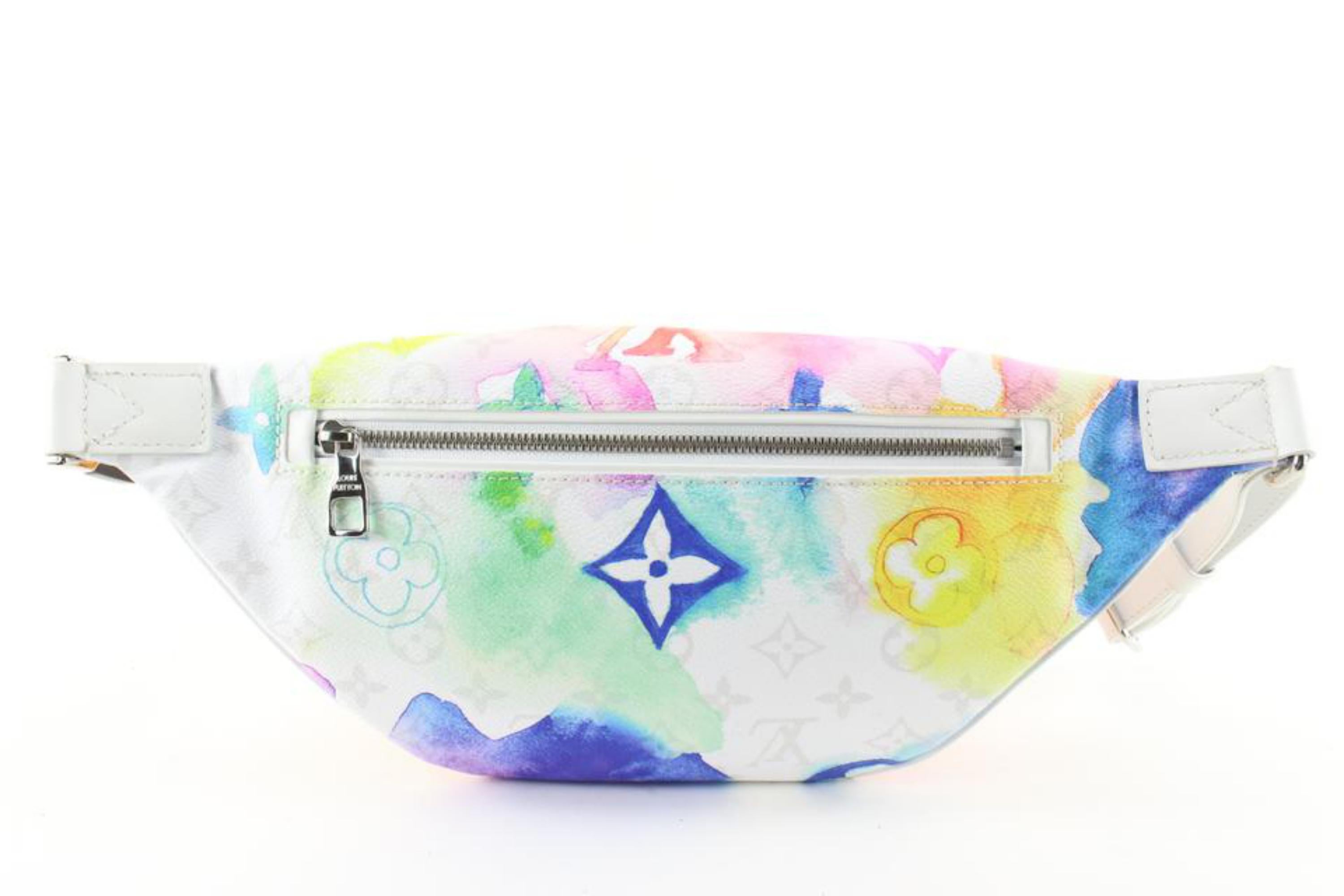 Louis Vuitton Virgil Abloh Monogram Watercolor Discovery Bumbag Waist Bag 91lz62 1