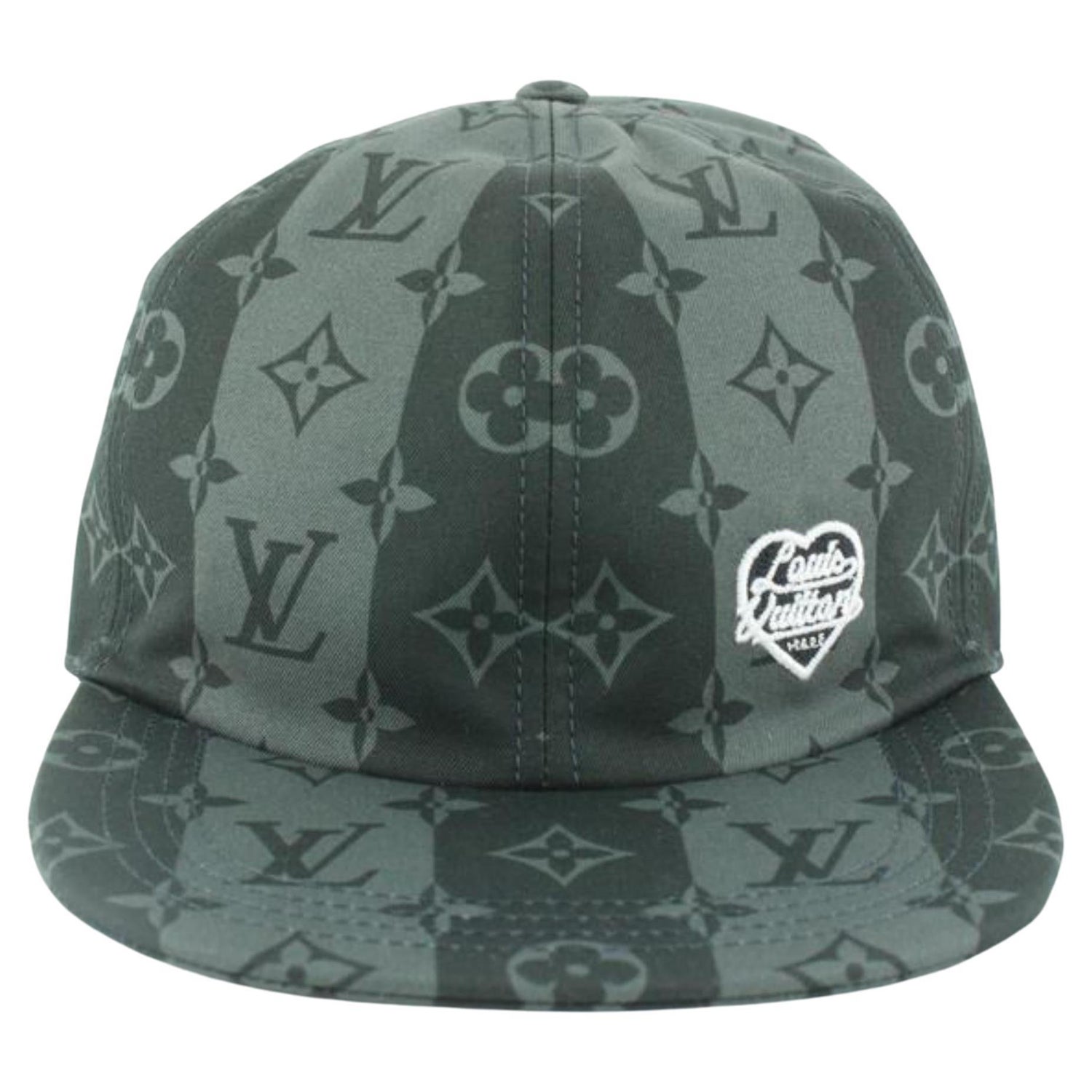 LOUIS VUITTON WHITE MONOGRAM LEATHER CAP / HAT VIRGIL ABLOH MP2321