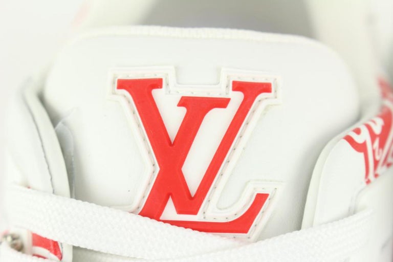 Louis Vuitton Virgil Abloh Nigo US Men's 10 White Red LV2 Made Heart  Trainer 121 For Sale at 1stDibs