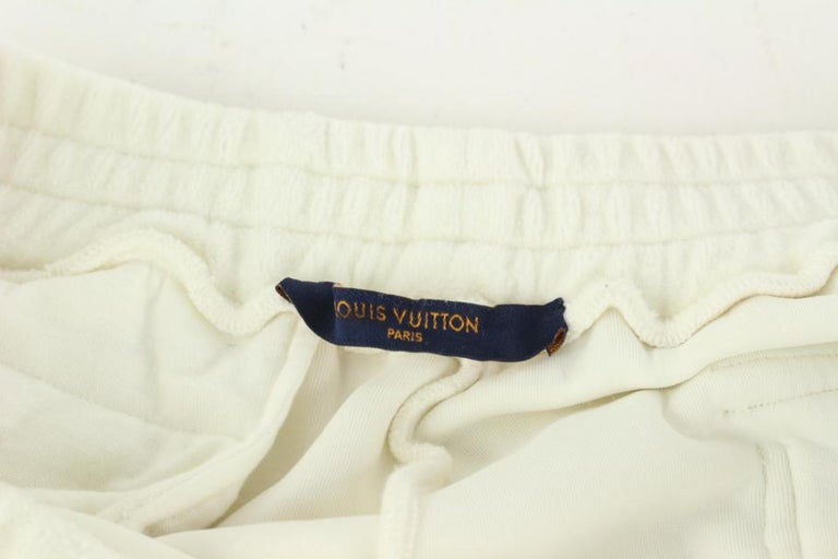 Velvet trousers Louis Vuitton White size M International in Velvet -  22534524