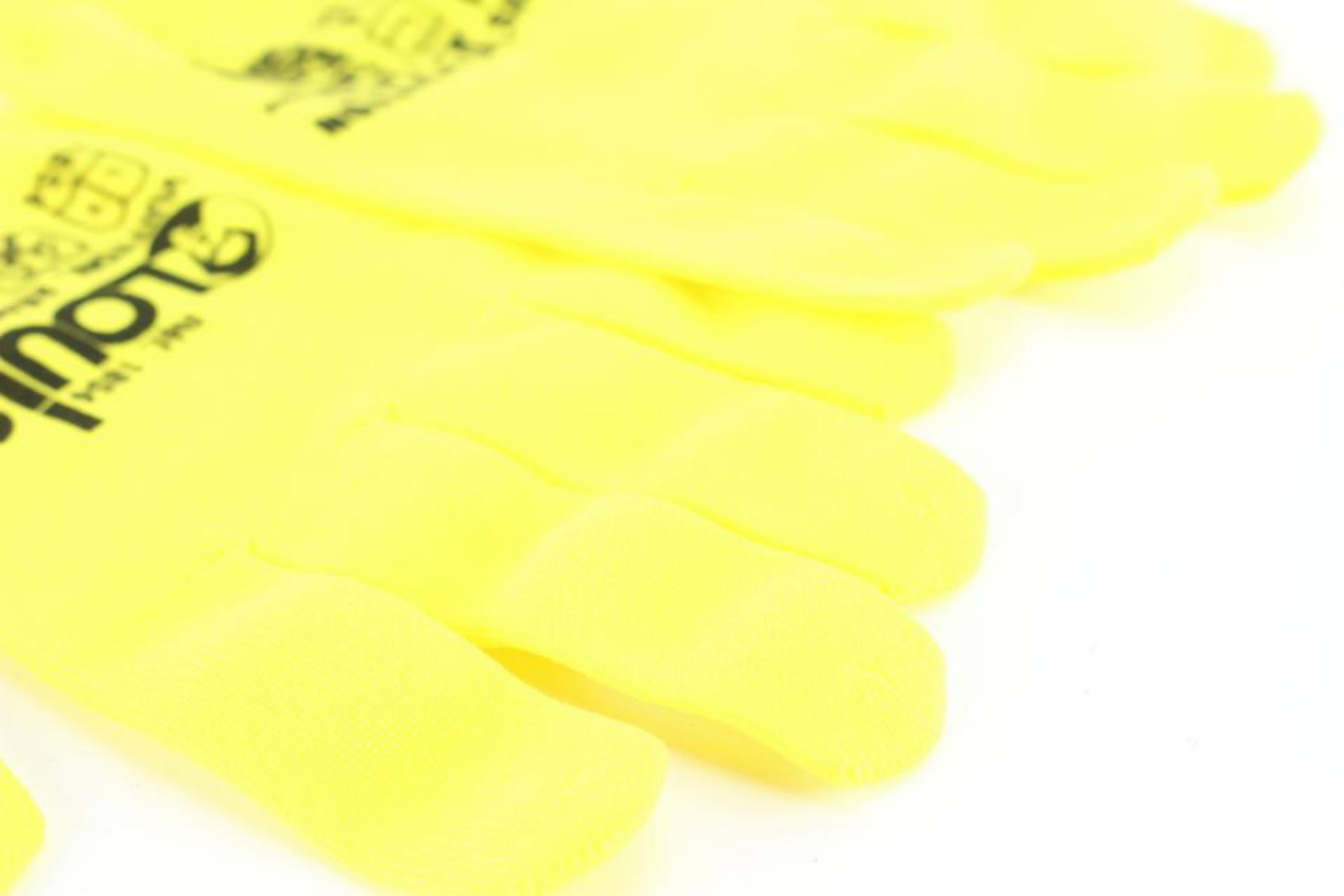 Louis Vuitton Virgil Abloh Pop Up Work Gloves Yellow  x Green 2lz830s For Sale 6