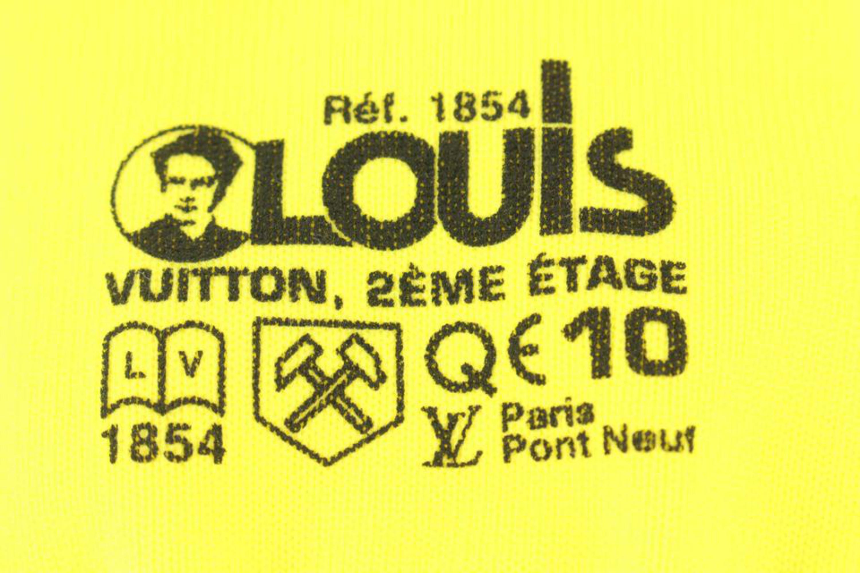 Louis Vuitton Virgil Abloh Pop Up Work Gloves Yellow  x Green 2lz830s 2
