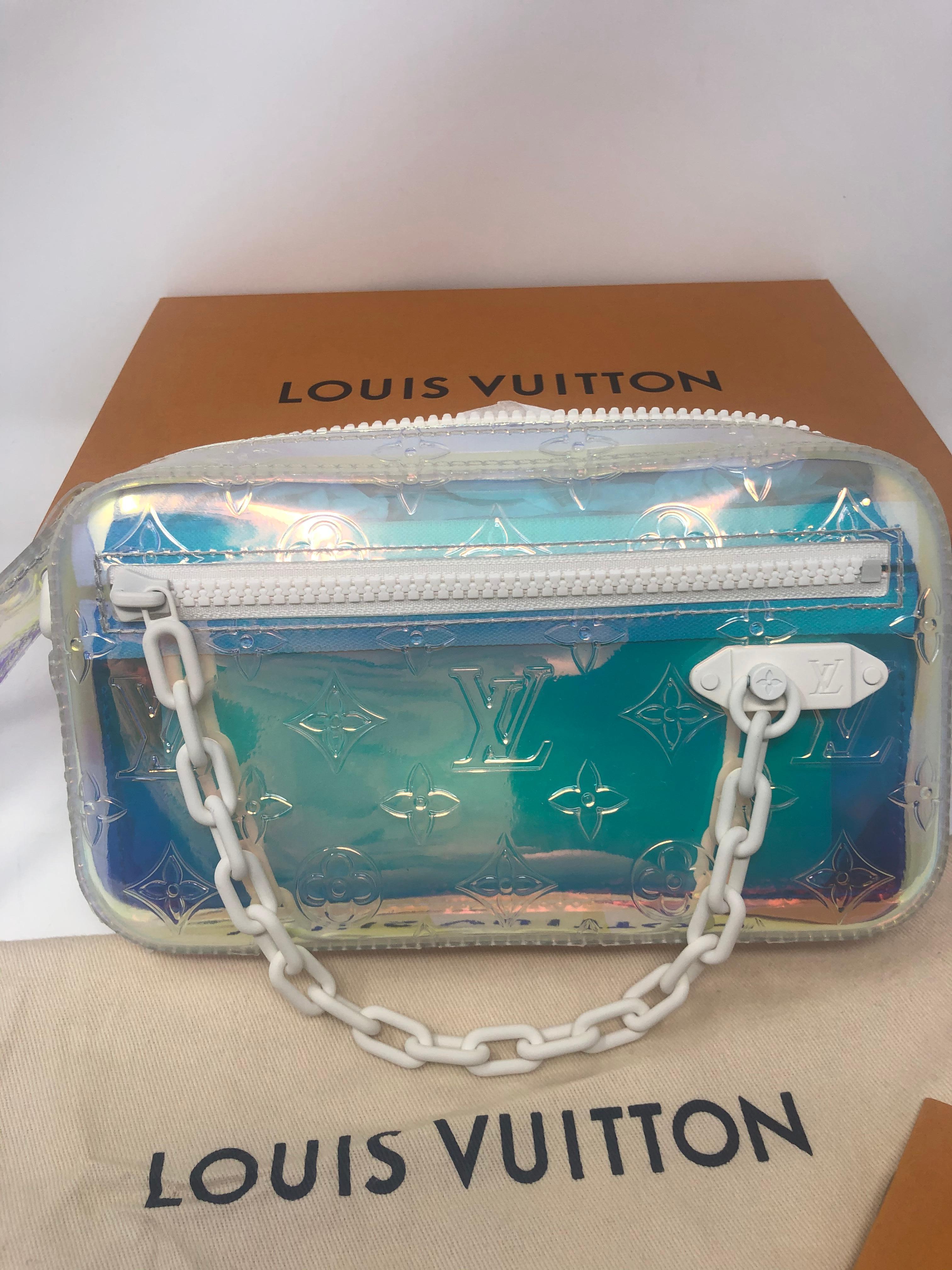Louis Vuitton Virgil Abloh Prism Clutch In New Condition In Athens, GA