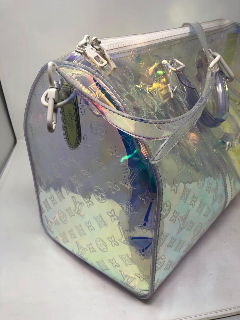 Louis Vuitton Virgil Abloh Prism Keepall Bandouliere For Sale at 1stdibs